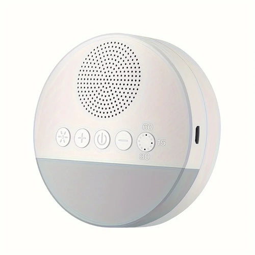 Baby White Noise Machine USB Rechargeable Timed Shutdown Sleep Machine Baby Sleep Sound Player Night Light Timer Noise Player