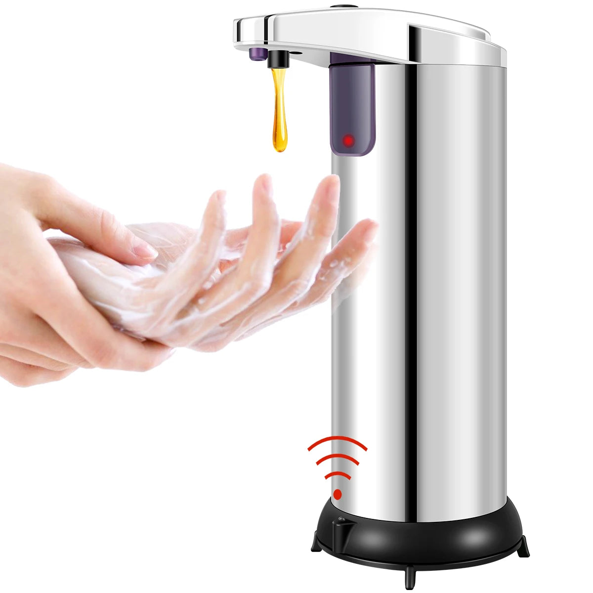 280Ml Automatic Soap Dispenser 3 Adjustable Level Touchless Hand Soap Dispenser Motion Sensor Smart Hand Sanitizer